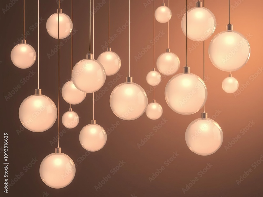 A series of interconnected orbs suspended in mid-air, each containing a soft pastel light that seems to shift and change color, abstract, mesmerizing, ethereal A series of interconnected orbs suspended in mid-air, each containing a soft pastel light that seems to shift and change color, abstract, mesmerizing, ethereal