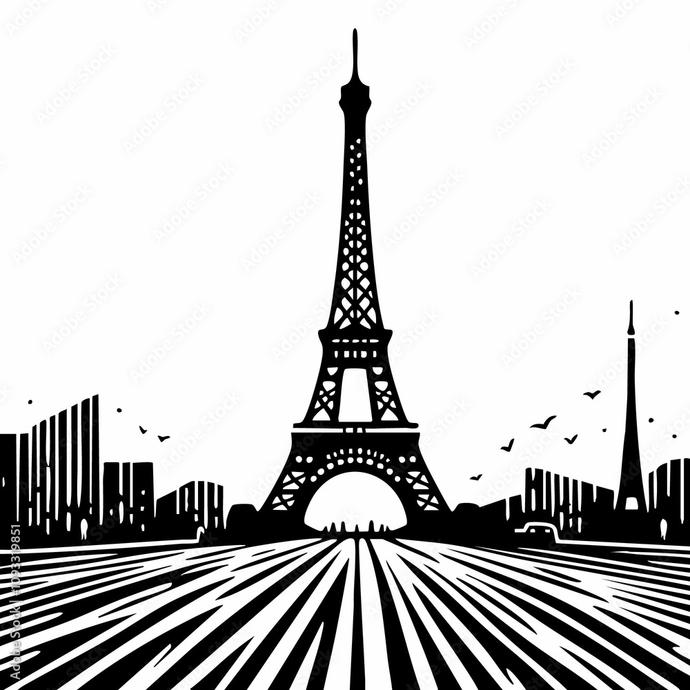 Obraz premium Eiffel Tower 