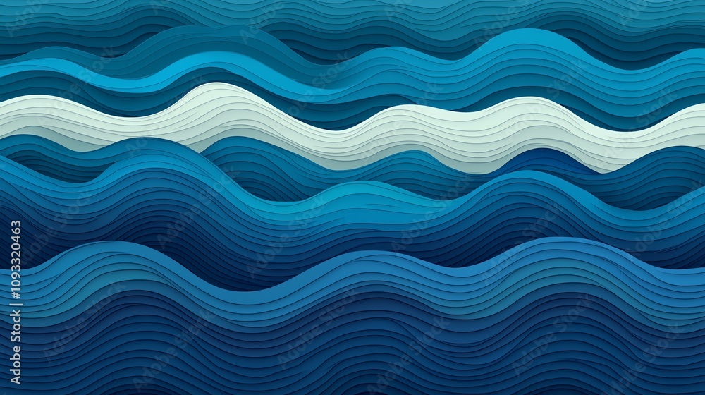 An abstract wave pattern featuring vibrant shades of blue, creating a soothing and dynamic visual experience. An abstract wave pattern featuring vibrant shades of blue, creating a soothing and dynamic visual experience.