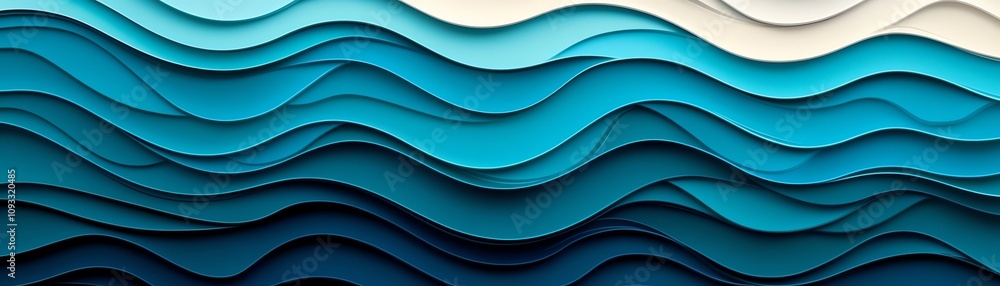 An abstract wave pattern in shades of blue, representing movement and fluidity, perfect for creative projects and backgrounds. An abstract wave pattern in shades of blue, representing movement and fluidity, perfect for creative projects and backgrounds.
