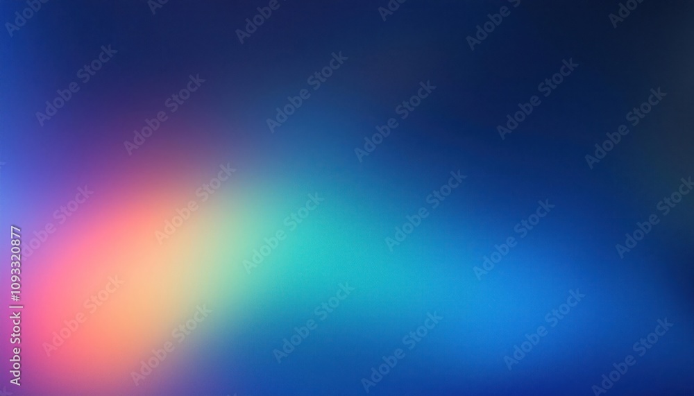 Blurred Blue Gradient Background with Noise Grain Texture Blurred Blue Gradient Background with Noise Grain Texture