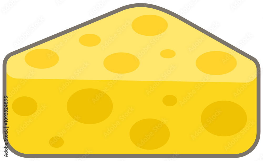 Kid Hand Drawn Cute Fast Food Elements piece of cheese Kid Hand Drawn Cute Fast Food Elements piece of cheese