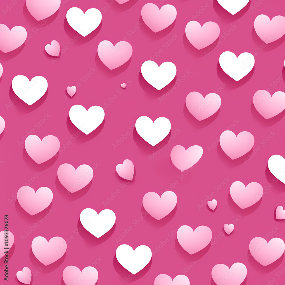 seamless pattern with hearts seamless pattern with hearts