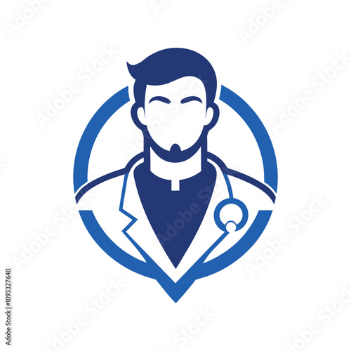 Bundle of doctors mascot logo [Converted]