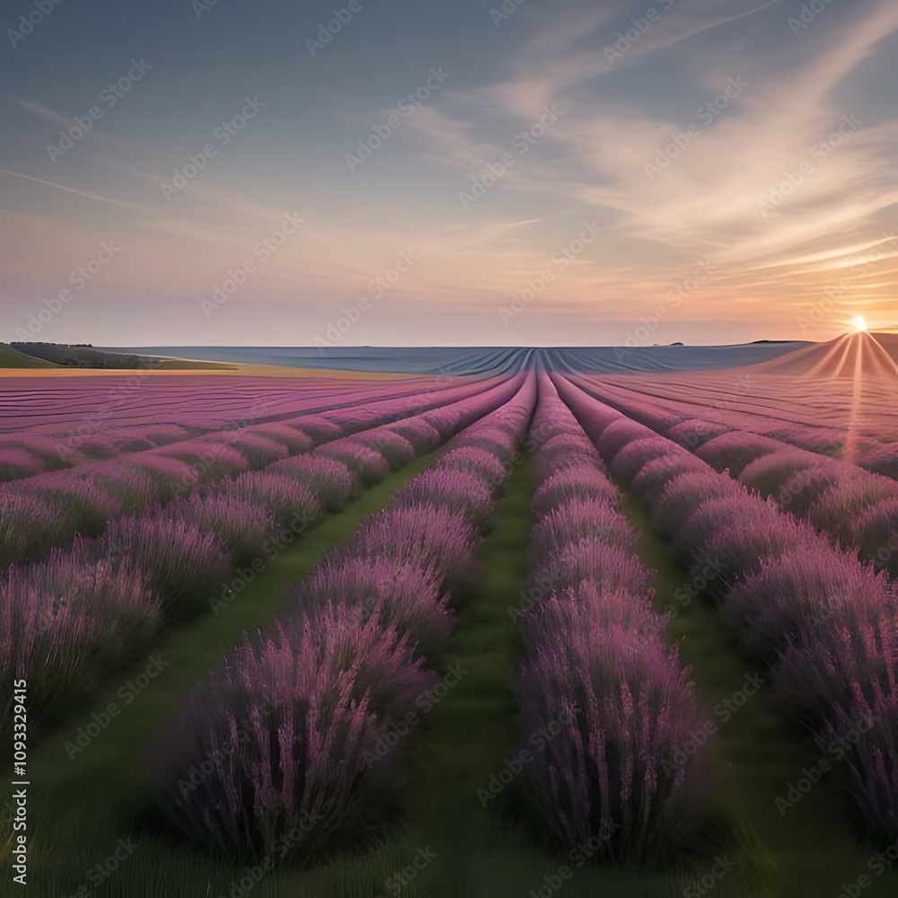 Golden meadows under hazy sunlight. Golden meadows under hazy sunlight.
