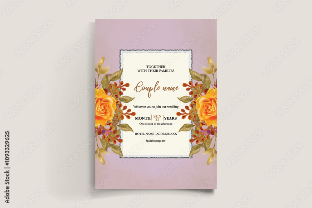 BRIDAL SHOWER FLORAL INVITATION TEMPLATE BRIDAL SHOWER FLORAL INVITATION TEMPLATE