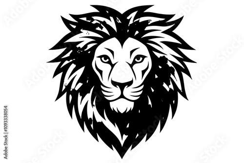 lion head vector illustration.