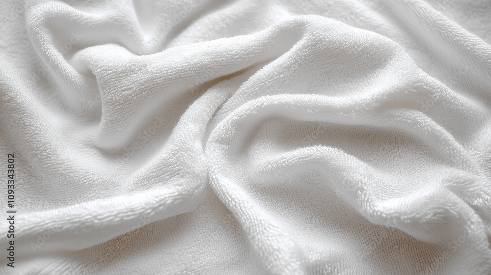 Close-Up Blank Towel Background Close-Up Blank Towel Background
