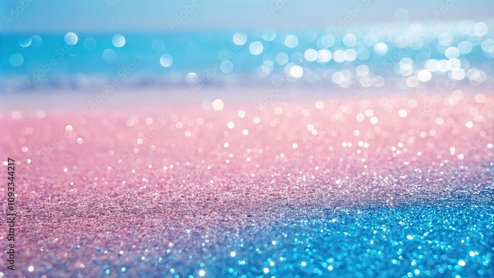 Glittering blue and pink ombre with iridescent glitter, ombre, sparkle, color transition, party decor Glittering blue and pink ombre with iridescent glitter, ombre, sparkle, color transition, party decor