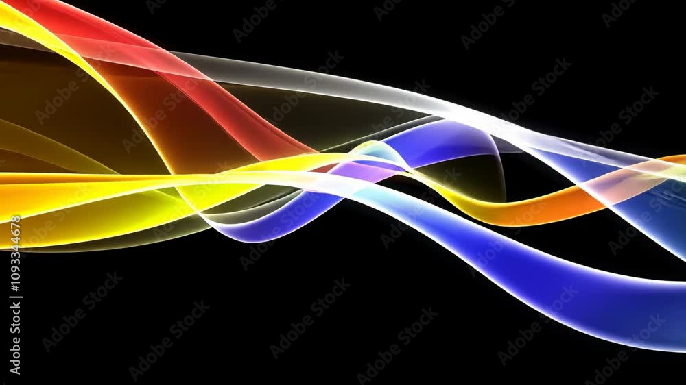 Colorful Wave Design Wallpaper with Light and Motion Vector Illustration Colorful Wave Design Wallpaper with Light and Motion Vector Illustration