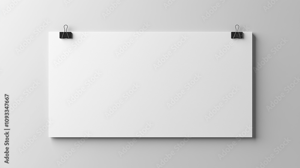 Blank Poster 16:9 format Isolated on Pure White Background Mockup
Blank Poster 16:9 format Isolated on Pure White Background Mockup