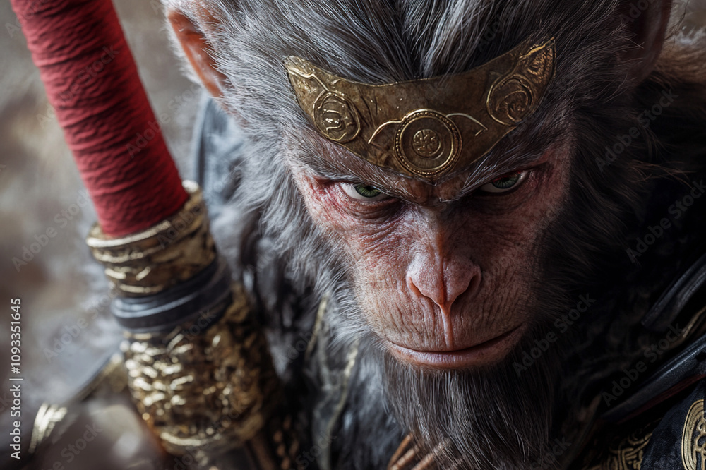 Chinese monkey king god Sun Wukong Chinese monkey king god Sun Wukong