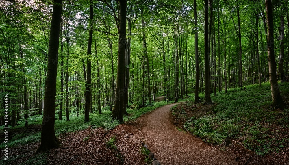 푸른 숲속을 따라 이어진 산책, 트레일 코스