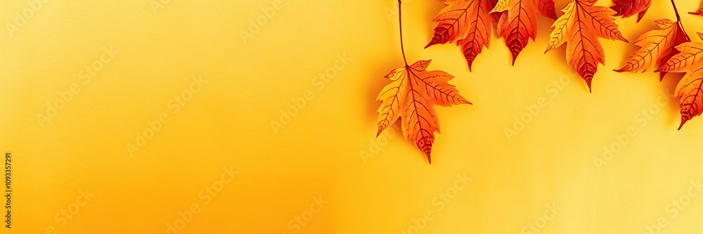 Textured parchment with orange and yellow gradient featuring fallen leaves, natural elements, leaf patterns Textured parchment with orange and yellow gradient featuring fallen leaves, natural elements, leaf patterns