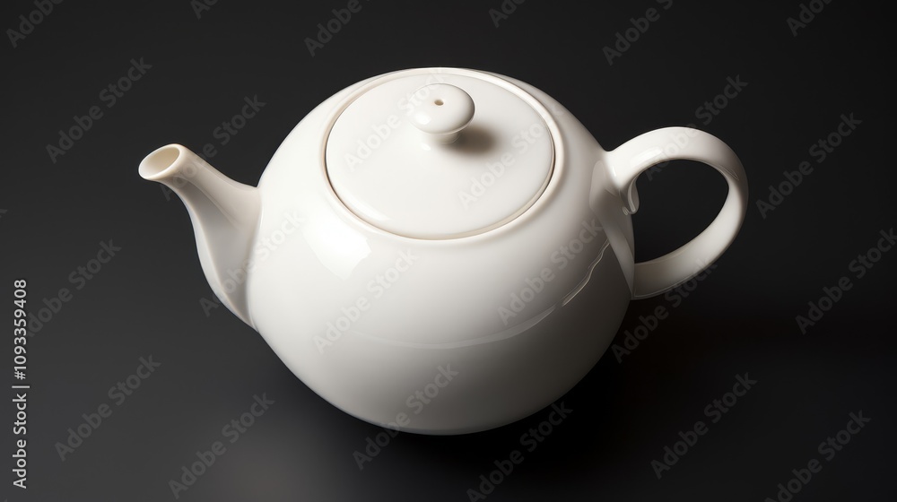 teapot isolated on black teapot isolated on black