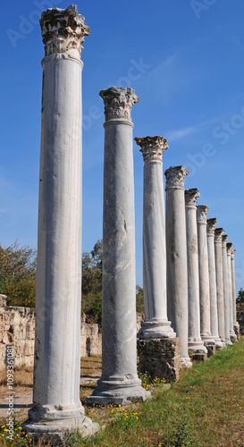 Salamis Antique City and King Tombs in Cyprus is an important ancient settlement.