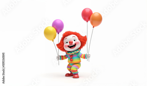 3d clown party