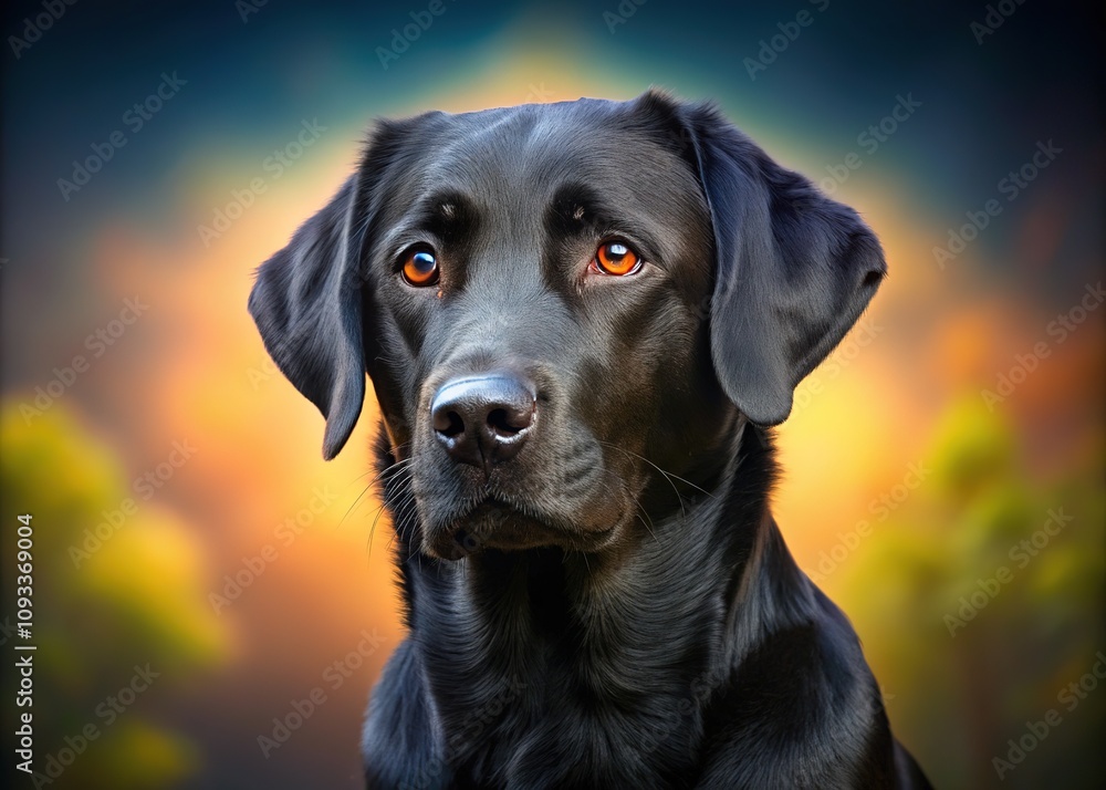 Handsome black lab portrait. Add your copy. Handsome black lab portrait. Add your copy.
