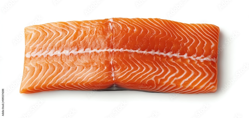 Fresh salmon fillet ready for cooking, showcasing its vibrant orange color and texture. Fresh salmon fillet ready for cooking, showcasing its vibrant orange color and texture.