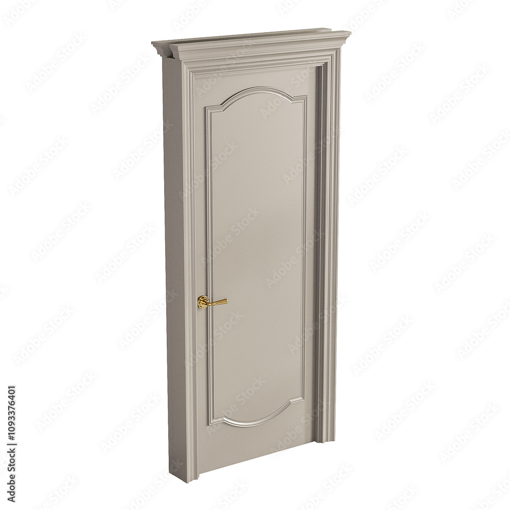 A door with a gold handle and a gold knob A door with a gold handle and a gold knob