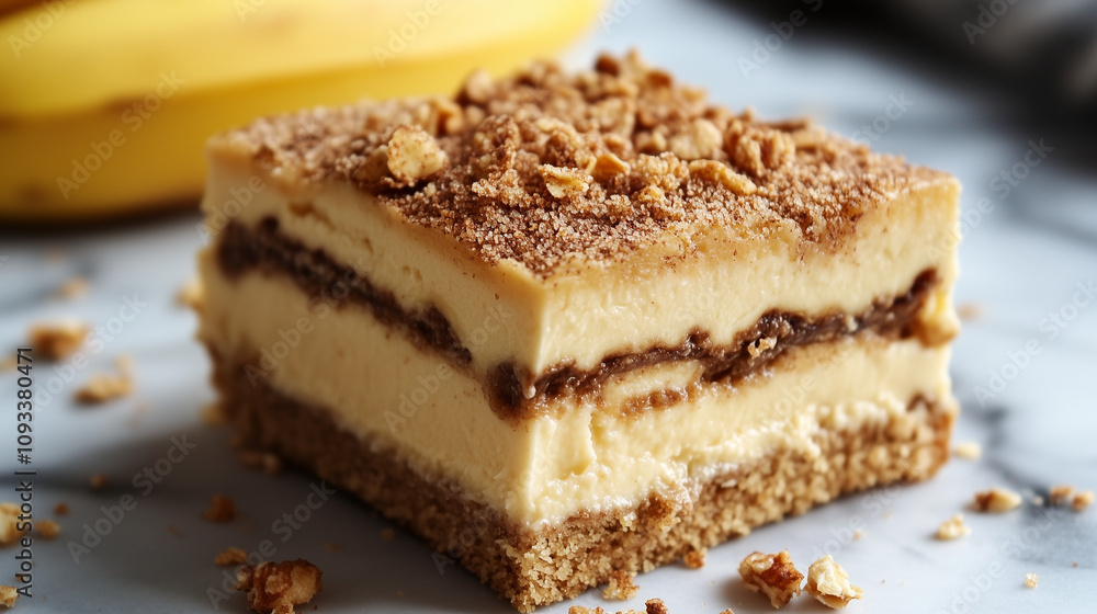 Krem bananowy w harmonii z chrupiącymi dodatkami buduje deser, który zachwyca zarówno smakiem, jak i strukturą. Krem bananowy w harmonii z chrupiącymi dodatkami buduje deser, który zachwyca zarówno smakiem, jak i strukturą.