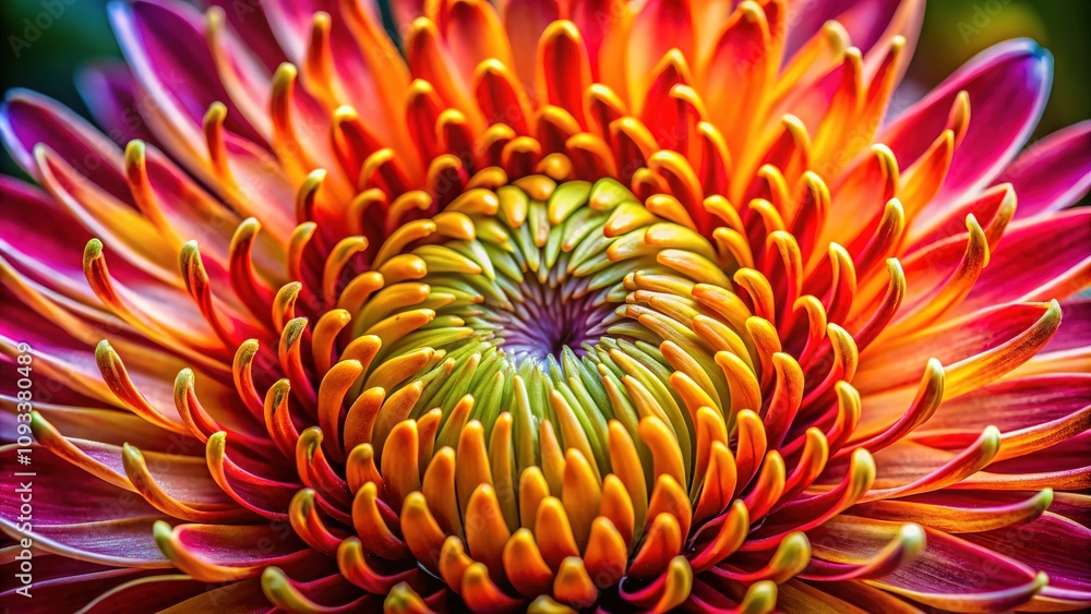 Nature's artistry: a detailed macro shot of a Tapak Dara flower. Nature's artistry: a detailed macro shot of a Tapak Dara flower.