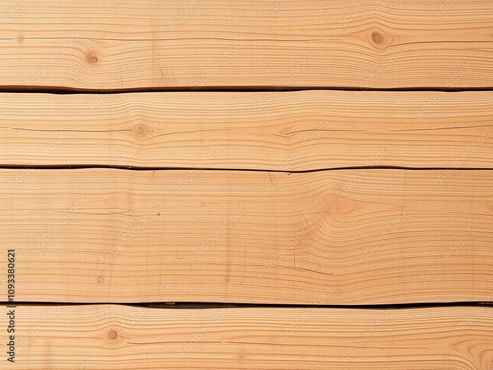 Fototapeta premium Distressed wooden panel with visible grain texture and natural surface pattern, wooden decor, natural finish, wood texture