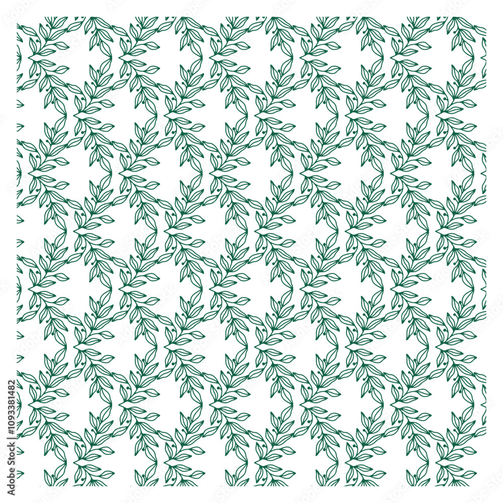 Light Blue Floral Circular Seamless Pattern Light Blue Floral Circular Seamless Pattern