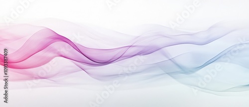 Abstract Colorful Wave Background Design - Pink and Purple Soft Flowing Patterns for Modern Art, Graphic Design, and Website Banners