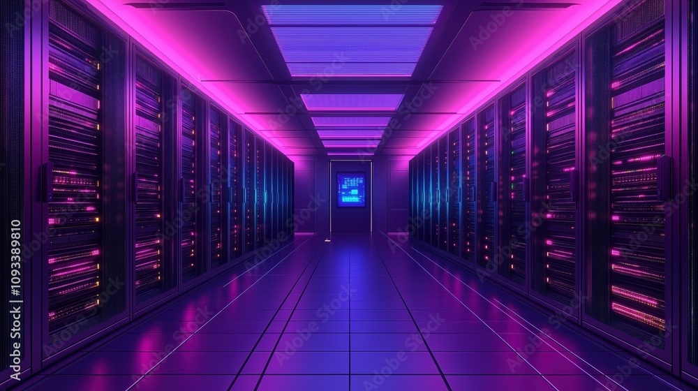 Futuristic Data Center Futuristic Data Center