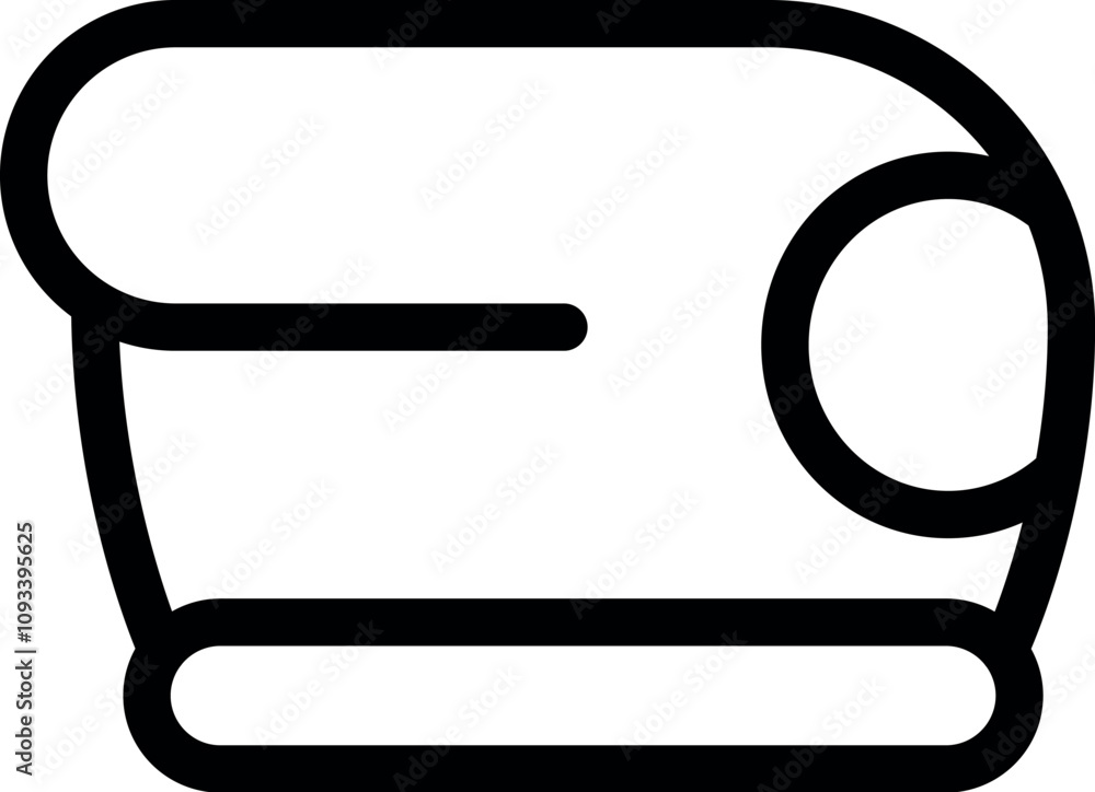 Simple line icon of meat, symbolizing butchery, protein sources, and the food industry Simple line icon of meat, symbolizing butchery, protein sources, and the food industry