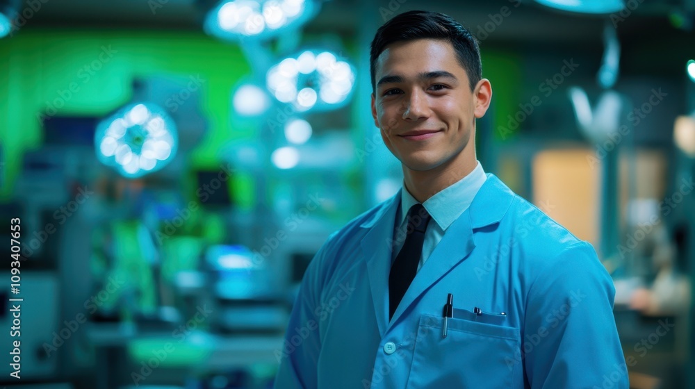 The Confident Surgeon Smiling The Confident Surgeon Smiling