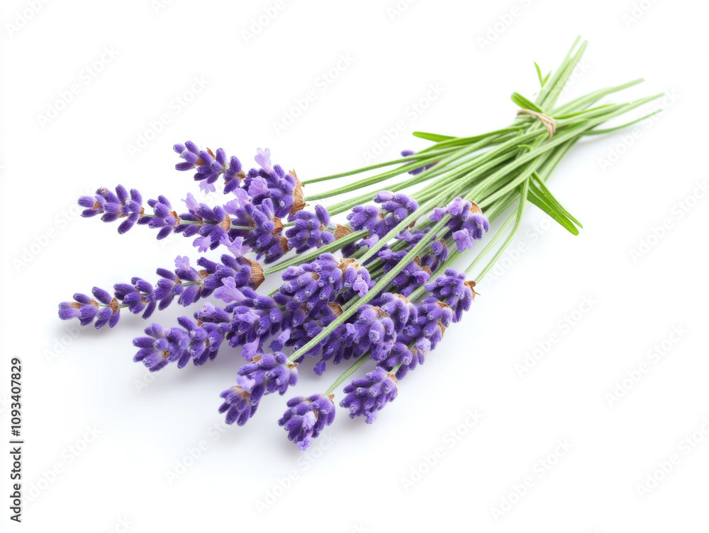 A vibrant bunch of lavender flowers captures the essence of a serene garden A vibrant bunch of lavender flowers captures the essence of a serene garden