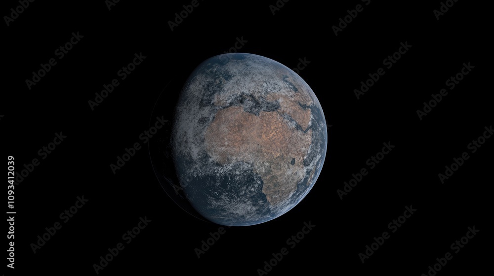 Earth Viewed from Space Against a Dark Background Ideal for Scientific and Educational Wallpaper Use Earth Viewed from Space Against a Dark Background Ideal for Scientific and Educational Wallpaper Use