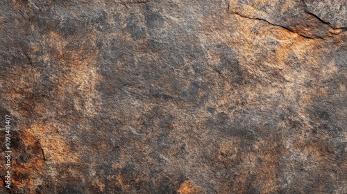 Textured rock surface showcasing a blend of dark gray and orange hues in natural patterns.