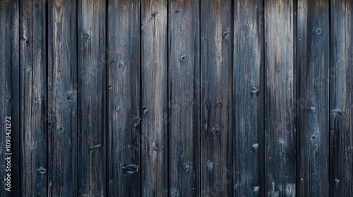 Weathered rustic dark brown wooden texture with a grunge finish, showcasing a panoramic view of aged timber planks in a natural setting.