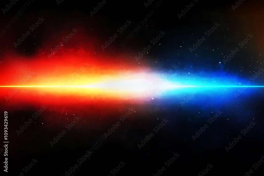 Fototapeta premium Bright abstract rainbow background with light