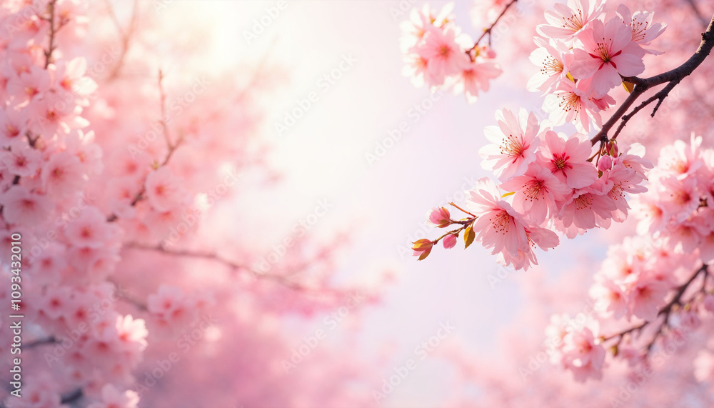 pink cherry blossom in spring pink cherry blossom in spring