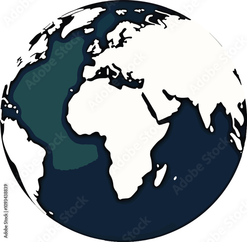 Modern Globe Vector Design