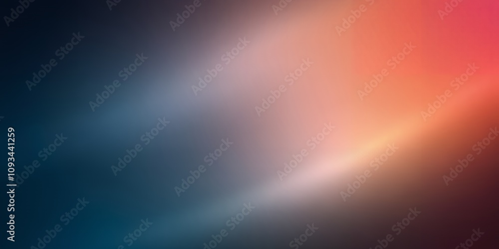 Obraz premium Abstract gradient background in shades of blue, orange, and gray.