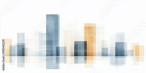 Financial business and online shopping concept background