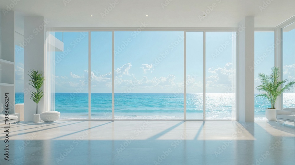Fototapeta premium modern living room interior