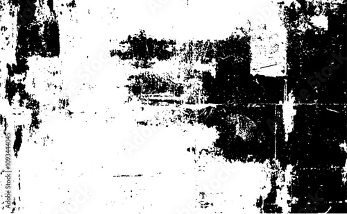 Scratch and dirt background with distressed vector overlay. Shabby pattern of vintage stains, dots, and rough grain.