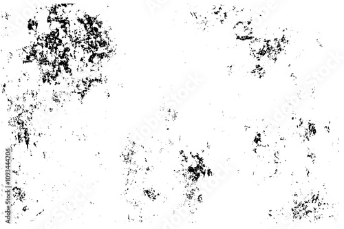 Background with old scratch rough texture and white grungy effect. Overlay print design with dirty brush pattern and collage style.