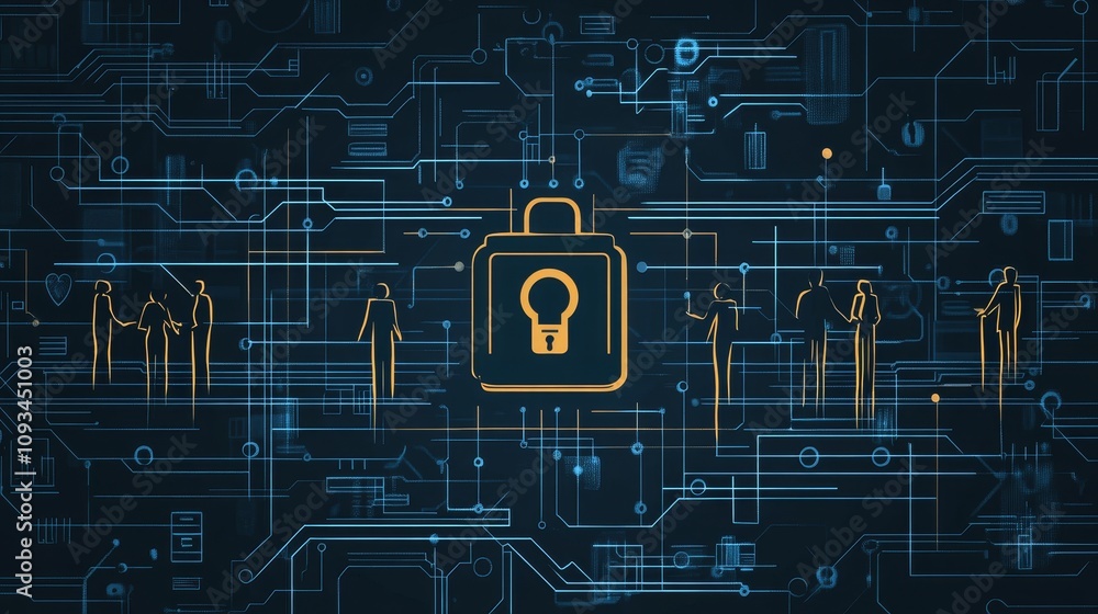 Secure Ideas: Protecting Business Data Privacy - Business people discuss data privacy, symbolizing security, innovation, collaboration, protection, and confidentiality. Secure Ideas: Protecting Business Data Privacy - Business people discuss data privacy, symbolizing security, innovation, collaboration, protection, and confidentiality.