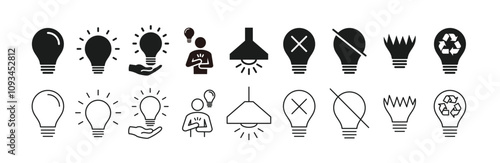light bulb icon,idea inspiration icon
