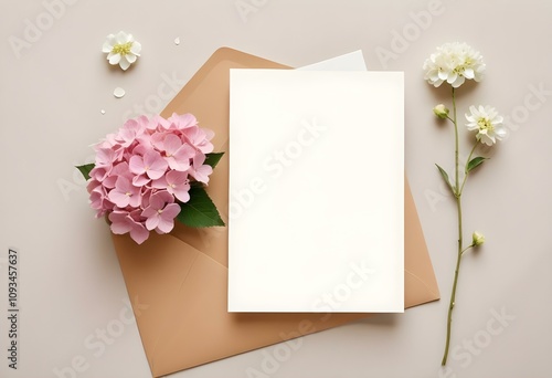 Wallpaper Mural Empty Invitation Card Torontodigital.ca