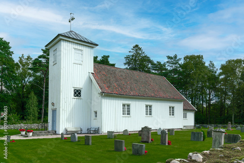 Harkmark kirke Mandal Norway photo