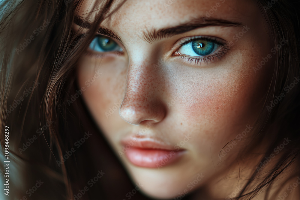 Portrait of a beautiful young girl. Portrait of a beautiful young girl.