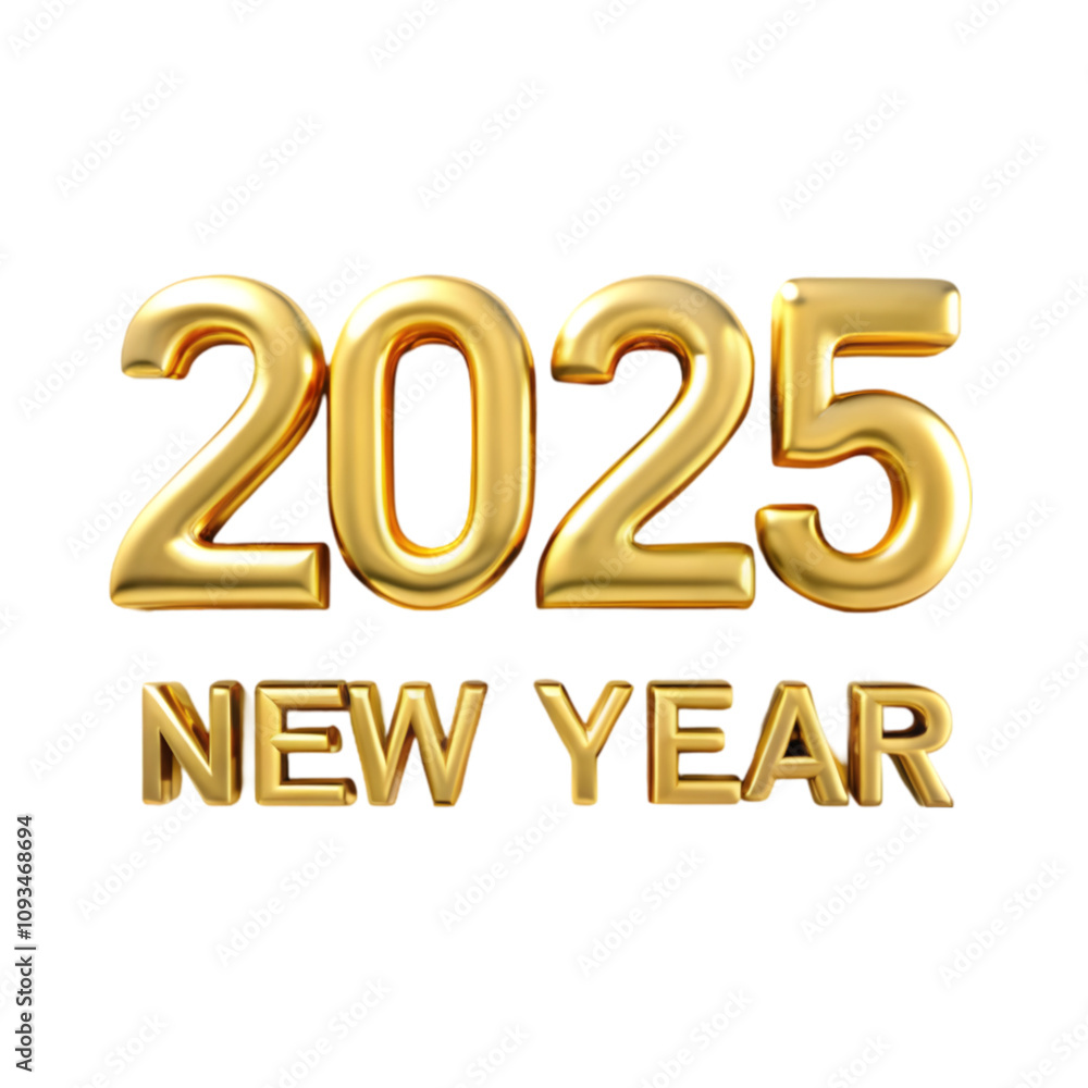 new year 2025 on transparent background new year 2025 on transparent background